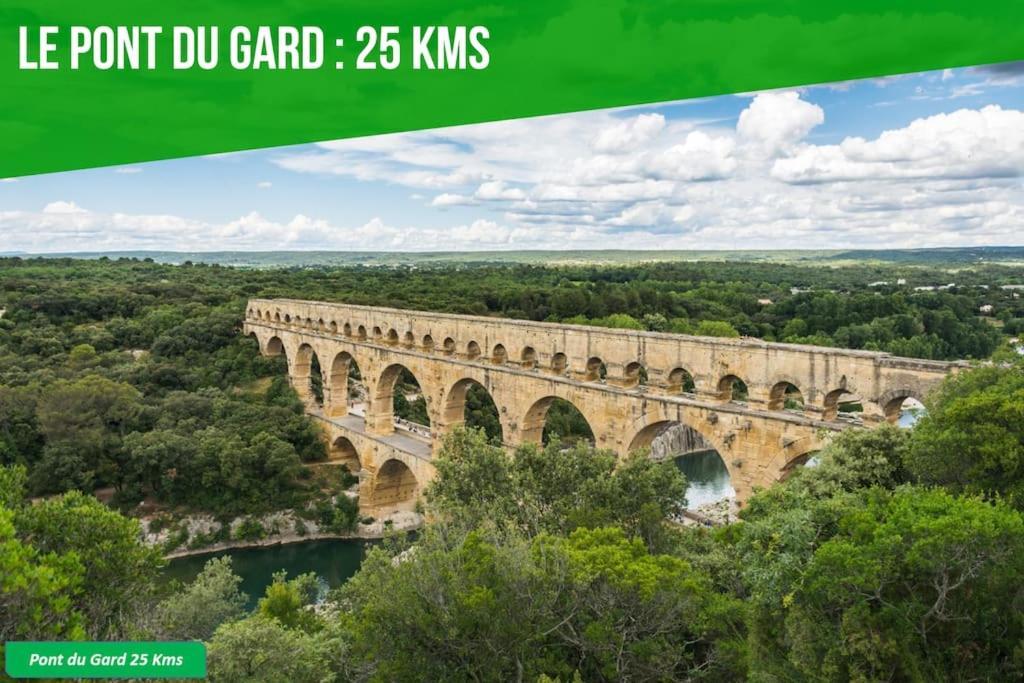 La Glycine - Parking Gratuit - Ac Clim - Cour Prive - Διαμέρισμα Villeneuve-lès-Avignon Εξωτερικό φωτογραφία