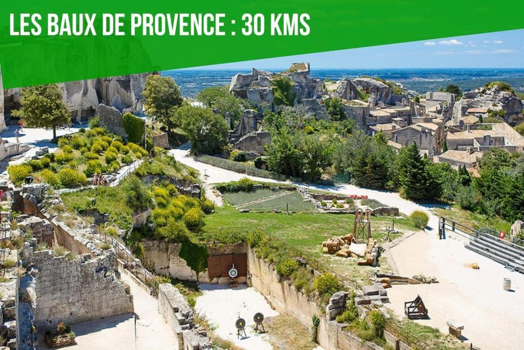 La Glycine - Parking Gratuit - Ac Clim - Cour Prive - Διαμέρισμα Villeneuve-lès-Avignon Εξωτερικό φωτογραφία