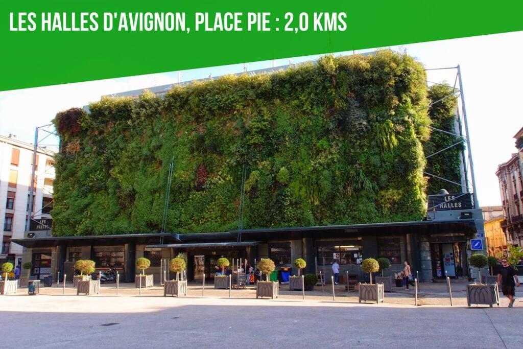 La Glycine - Parking Gratuit - Ac Clim - Cour Prive - Διαμέρισμα Villeneuve-lès-Avignon Εξωτερικό φωτογραφία
