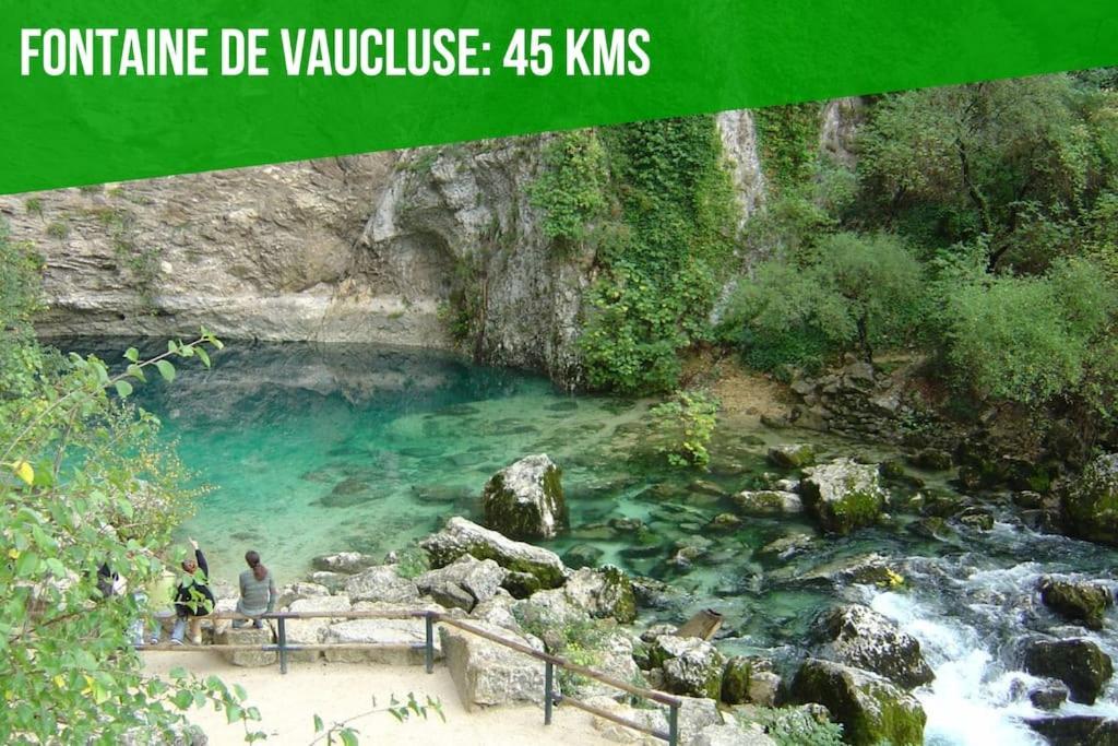 La Glycine - Parking Gratuit - Ac Clim - Cour Prive - Διαμέρισμα Villeneuve-lès-Avignon Εξωτερικό φωτογραφία